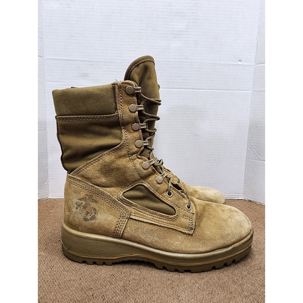 BATES Genuine USMC Hot Weather Steel Toe Suede Combat Boots Size 9 R